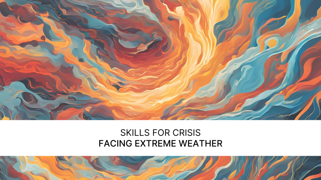 Skills for Crisis - Facing Extreme Weather - Abstract Clouds Colored